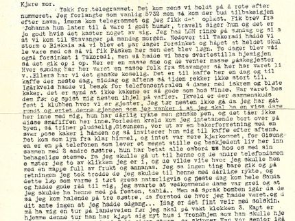 Brev fra Georg 12.04.1934 Side 1